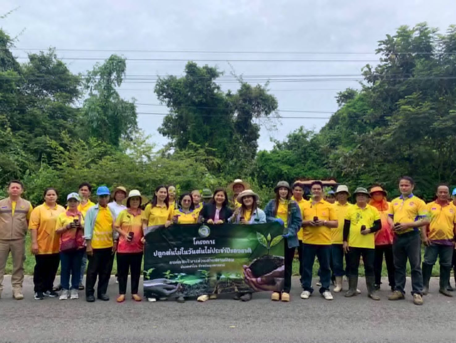 กิจกรรมปลูกต้นไม้เพื่อรณรงค์ลดโลกร้อน ป้องกันฝุ่นPM2.5 และเพื่อส่งเสริมการปลูกต้นไม้ ประจำปีงบประมาณ 2568